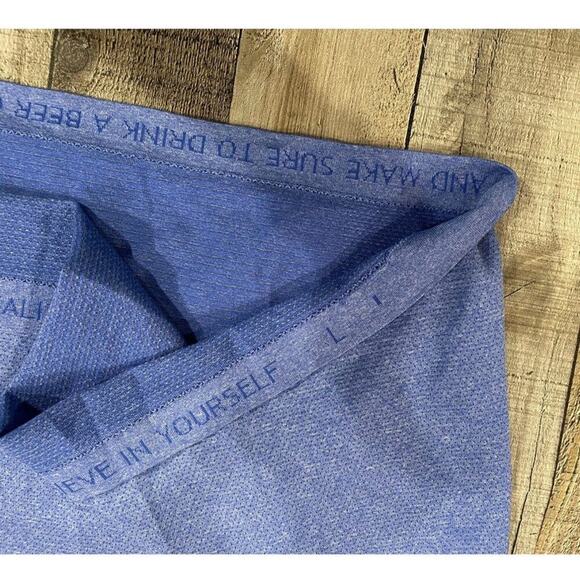 Lululemon Metal Vent Tech Performance Short Sleeve Polo - Men's Large - Blue - Picture 7 of 16